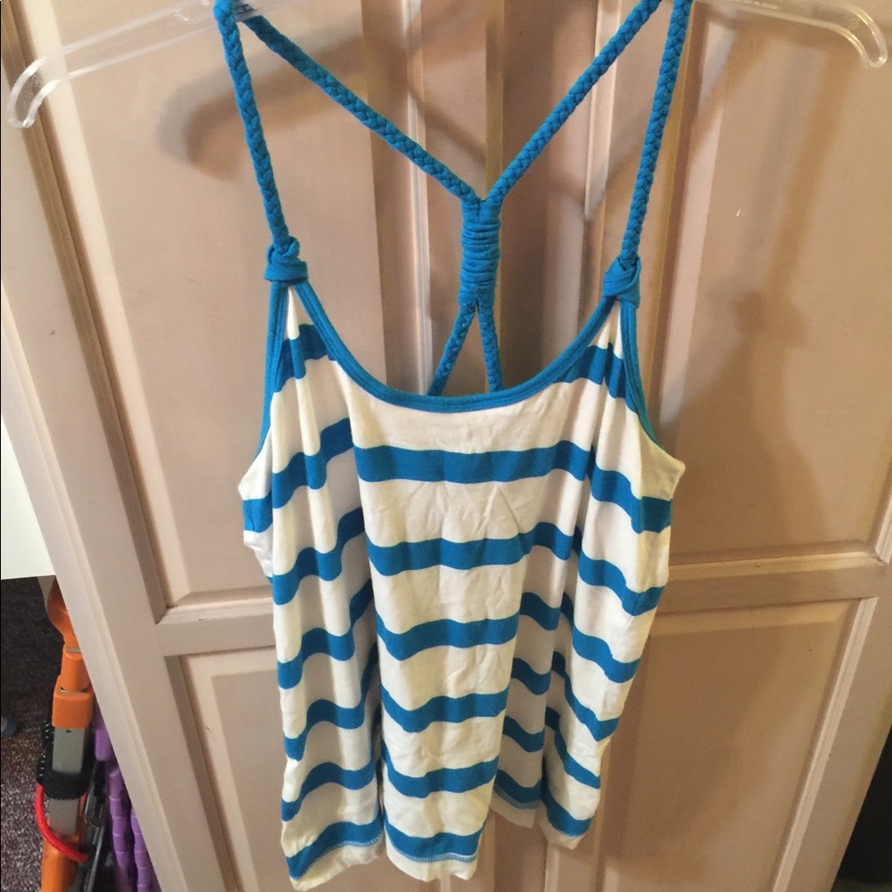 Cute rope strap halter tank